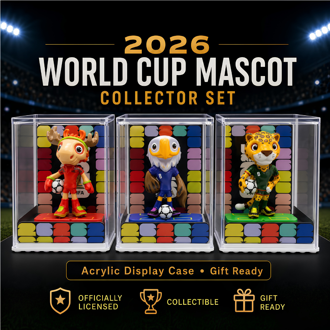 2026 WORLD CUP MASCOT (3-pack)