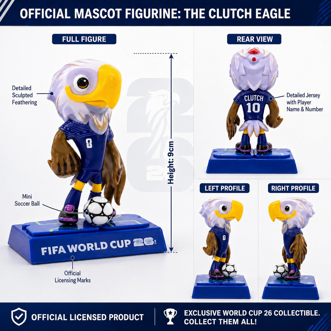 2026 WORLD CUP MASCOT (3-pack)